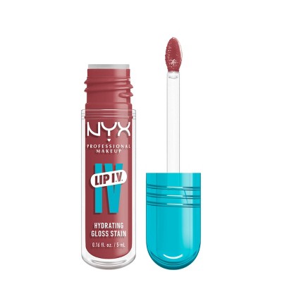 NYX Professional Makeup Lip IV Hydrating Lip Gloss Stain Petal Pourin 0.16 fl oz - New