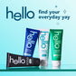 hello Antiplaque and Whitening Fluoride Free Toothpaste Natural Peppermint 5oz/2pk - Imperfect Box
