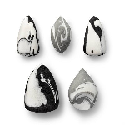 Sonia Kashuk Multisize Latex-Free Makeup Blender Sponge Marble 5pk - New