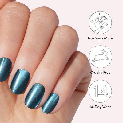 Dashing Diva Chrome Powder Kit Chrome Ice 3ct - New