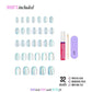 Kiss Glam Embellished Press-On Fake Nails Short Round Celestique 35ct - Imperfect Box