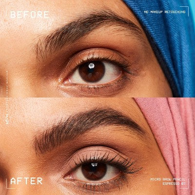 NYX Professional Makeup Vegan Micro Eyebrow Pencil 07 Espresso 0.003oz - Imperfect Box