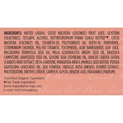 SheaMoisture Coconut and Hibiscus Curl Enhancing Smoothie 12oz - New