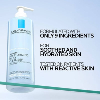 La Roche Posay Toleriane Moisturizing Milky Cleanser 13.52 fl oz - Imperfect Container