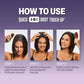 No Gray Quick 4-IN-1 Root Touch Up Powder Light to Medium Brown 0.5oz - Imperfect Box