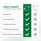 Clean Skin Club Towels for Sensitive Skin XL 50ct - Imperfect Box