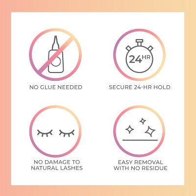 KISS Products imPRESS Press-On Self Adhesive Eyelashes Refill Wispy 30ct - New