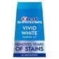 Crest 3D Whitestrips Vivid White Teeth Whitening Kit 12 Treatments - Imperfect Box