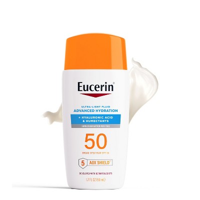 Eucerin Sun Advanced Hydration Face Lotion SPF 50 1.7 fl oz - Imperfect Box