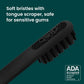 quip Sonic Electric Metal Toothbrush and Travel Case Black - Imperfect Box