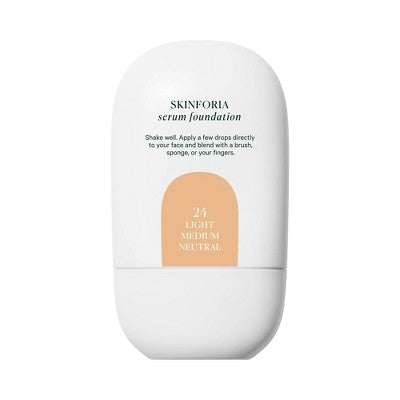 Well People Skinforia Serum Foundation 24 Light Medium Neutral 50ml - Imperfect Box