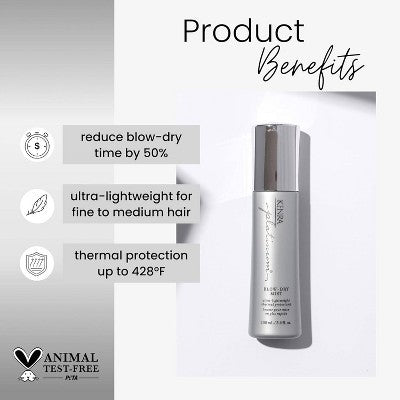 Kenra Platinum Blow Dry Heat Protection Hair Treatment Spray 3.4 fl oz - Imperfect Container