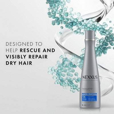 Nexxus Therappe Ultimate Moisture Shampoo for Dry Hair with Elastin Protein and Green Caviar Silicone-Free 13.5 fl oz - New