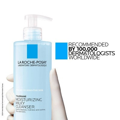 La Roche Posay Toleriane Moisturizing Milky Cleanser 13.52 fl oz - Imperfect Container