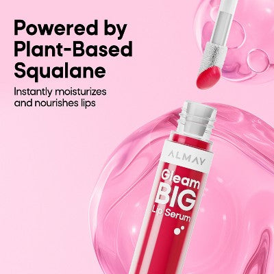 Almay Gleam Big Lip Serum, Lip Moisturizer La Vida Mocha 700 0.13 fl oz - New