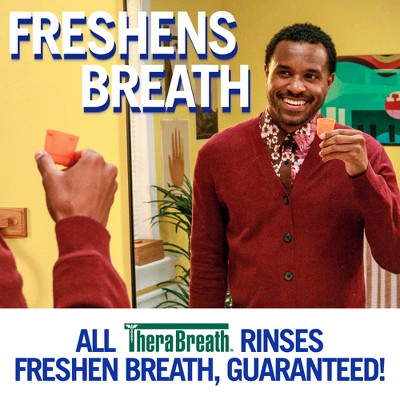 TheraBreath Healthy Gums Mouthwash Antigingivitis Clean Mint 16 fl oz - Imperfect Container