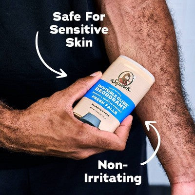DR. SQUATCH Men's Invisible Glide Deodorant Natural Fresh Falls 2.65oz - Imperfect Container