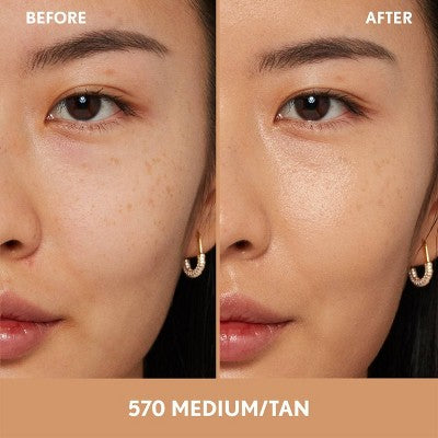 COVERGIRL Clean Fresh Skin Milk Foundation Dewy Finish 570 Medium/Tan 1 fl oz - Imperfect Container