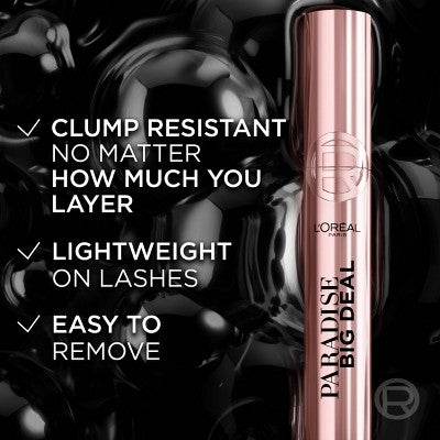 L'Oreal Paris Paradise Big Deal Volumizing and Lengthening Mascara 0.33 fl oz - Imperfect Box