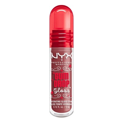 NYX Professional Makeup Gum Drop Gloss Hydrating Lip Gloss Stain Hydra Honey 0.16 fl oz - New
