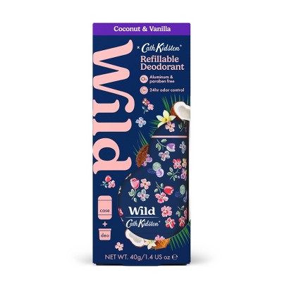 Wild Cosmetics Navy Flower Case with Starter Kit Coconut & Vanilla 5.29oz - Missing Box
