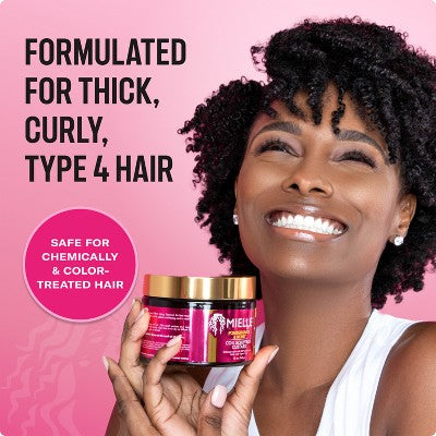 Mielle Organics Pomegranate & Honey Coil Sculpting Custard 12oz - Imperfect Container