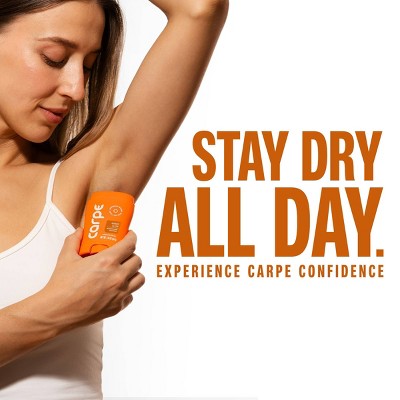 Carpe Women's 100HR Sweat & Odor Control Deodorant Amber Glow 1.76oz - Imperfect Container