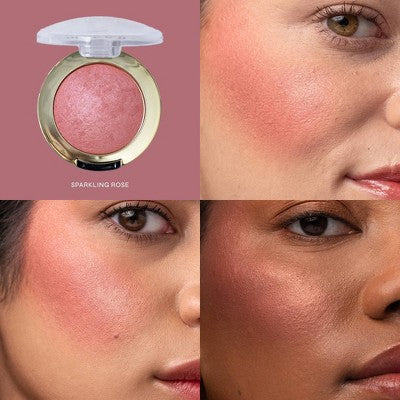 Milani Baked Blush Sparkling Rose - Imperfect Container