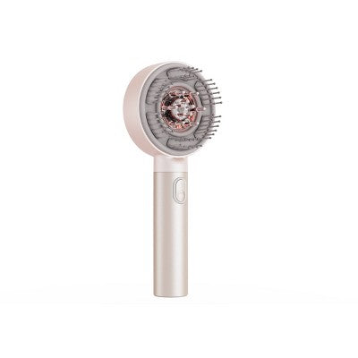 TYMO Trithera Scalp Therapy Red Light Massage Brush Hair Champagne Pink - Imperfect Box
