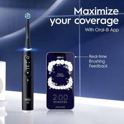 Oral-B iO6 Black Electric Toothbrush - Imperfect Box