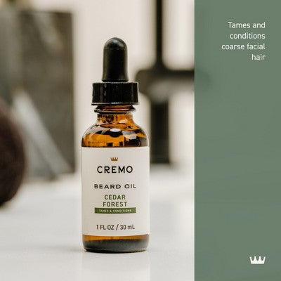 Cremo Forest Blend Revitalizing Beard Oil 1 fl oz - Imperfect Box
