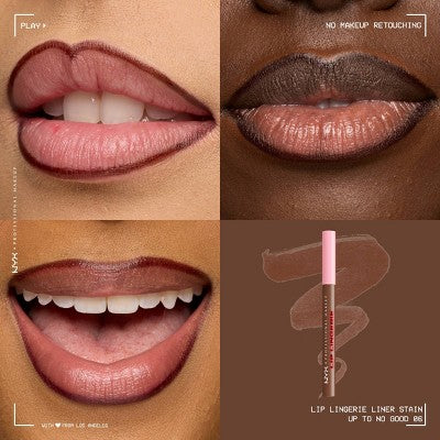 NYX Professional Makeup Lip Lingerie Lip Liner Stain 06 Up To No Good 0.03 fl oz - Imperfect Box