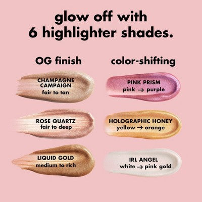 e.l.f. Halo Glow Highlight Beauty Wand IRL Angel 0.33 fl oz - Imperfect Box