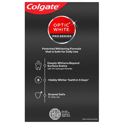 Colgate Pro Series Stain Prevention Hydrogen PeroxideToothpaste 3oz/2pk - Imperfect Box