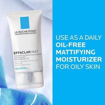 La Roche Posay Effaclar Mat Anti-Shine Face Moisturizer for Oily Skin 1.35oz - Imperfect Box