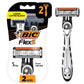 BiC Men & Flex 5 Blades Sensitive Disposable Razors  2ct - New