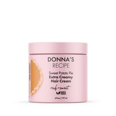 Donna's Recipe Sweet Potato Pie Hair Cream 6 fl oz - New