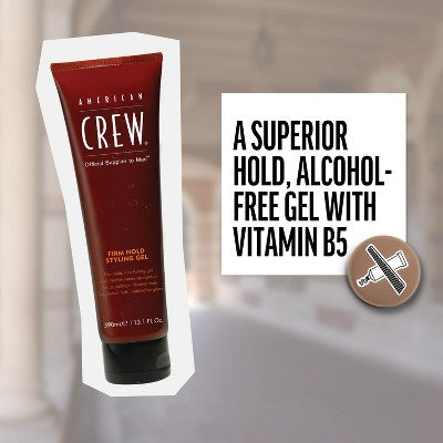 American Crew Men's Firm Hold and Non-Flaking Hair Styling Gel 8.4 fl oz - New