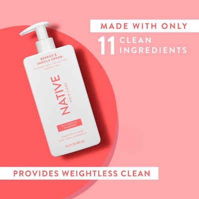 Native Berries; Vanilla Cream Volumizing Shampoo 16.5 fl oz - Imperfect Container