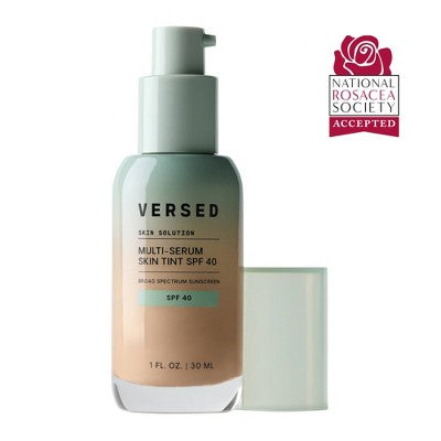 Versed Skin Solution Multi-Serum Skin Tint Foundation SPF 40 5N 1 fl oz - Imperfect Container