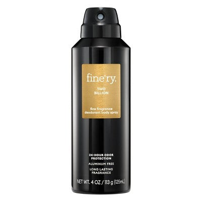 fine'ry. Men's Deodorant Spray Two Billion 4oz - Imperfect Container