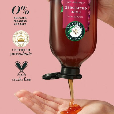 Herbal Essences Grape Seed Shampoo Color Protection and Hair Nourishment 13.5 fl oz - Imperfect Container