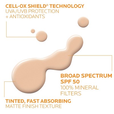 La Roche Posay Anthelios Tinted Ultra-Light Fluid Mineral Face Sunscreen SPF 50 1.7 fl oz - Imperfect Box