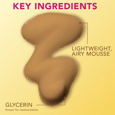 Jergens Glow Instant Moisturizing Self Tanner Tanning Foam Light Bronze Tan 6 fl oz - New