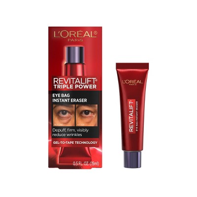L'Oreal Paris Revitalift Triple Power Eye Bag Instant Eraser 0.51 fl oz - Imperfect Box