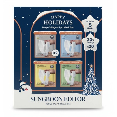 SUNGBOON EDITOR Deep Collagen Overnight Mask Gift Set 5ct - New