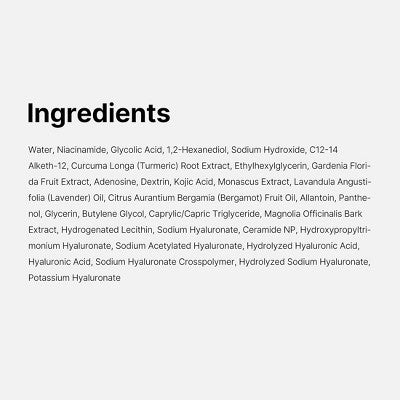 medicube Korean Skincare Kojic Acid Turmeric Resurfacing Face Toner 250ml - Imperfect Box