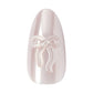 KISS Nails GLAM Jeweled Press-On Fake Nails Medium Almond Ripple 35ct - New