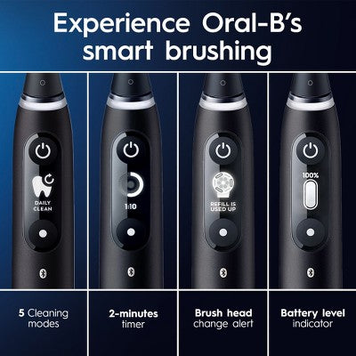 Oral-B iO6 Black Electric Toothbrush - Imperfect Box