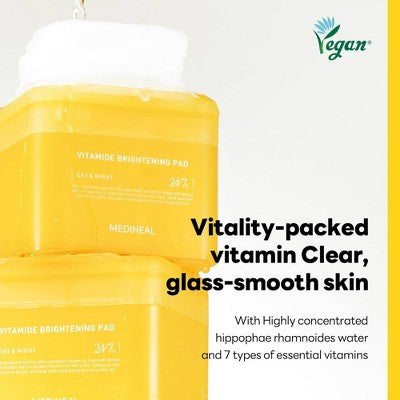 MEDIHEAL Vitamide Brightening Toner Pads 100ct - Imperfect Box